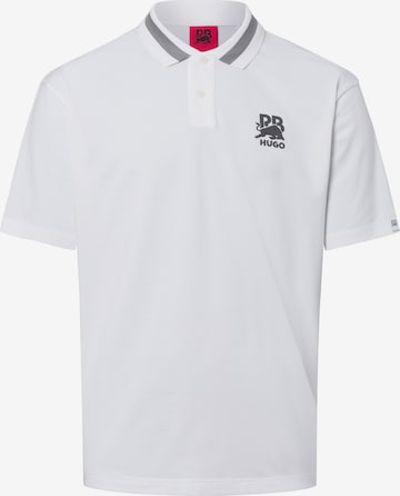 T-Shirt HUGO en blanc : devant