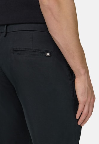 Boggi Milano Slim fit Pleated Pants in Black