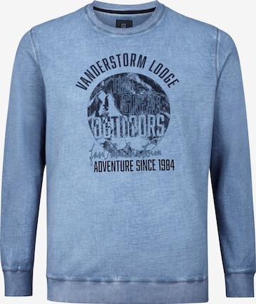 Jan Vanderstorm Sweatshirt 'Nandrad' in Blue: front