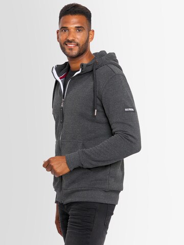 Alessandro Salvarini Sweatvest 'Bergamo' in Grijs