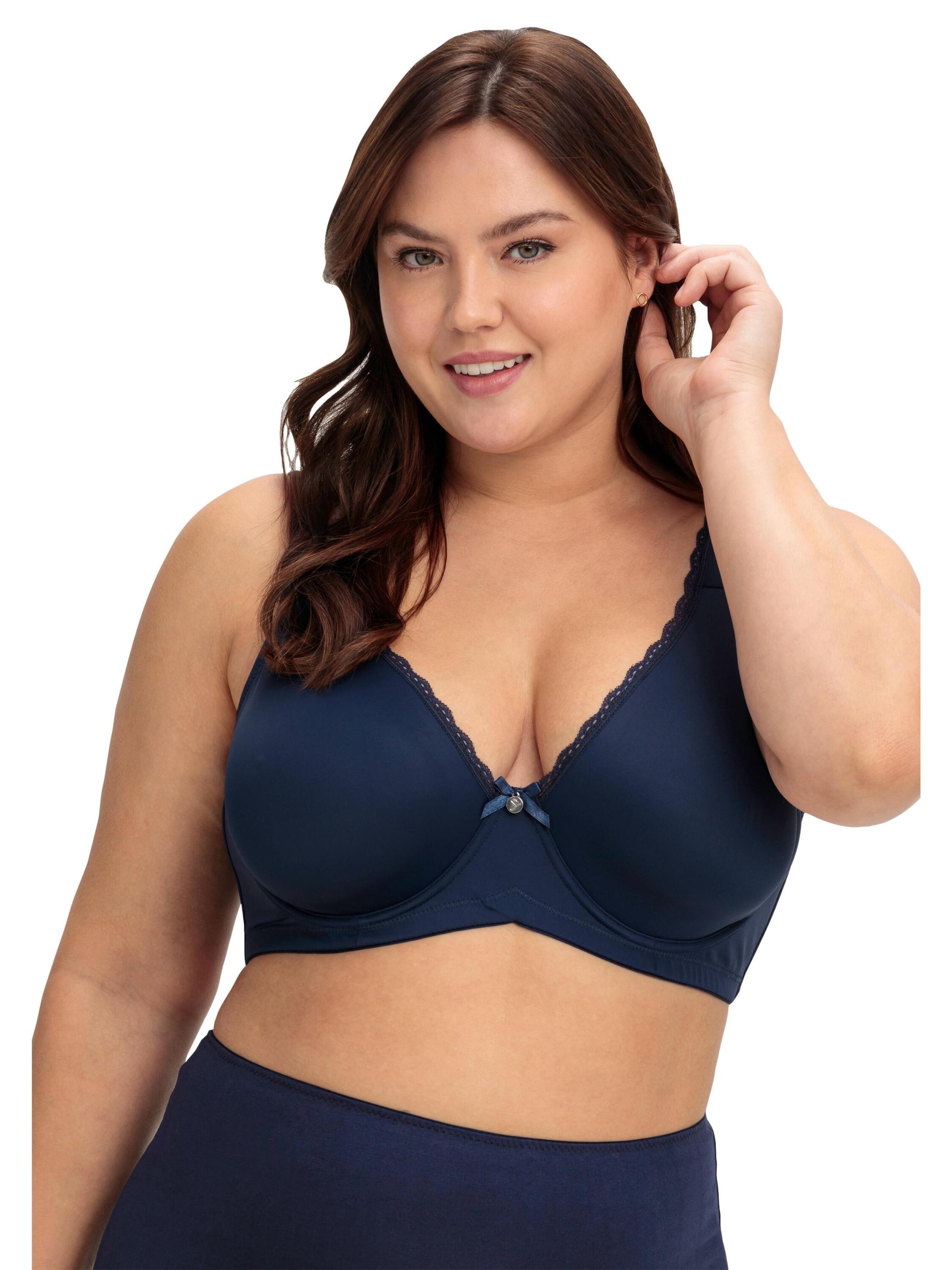 SHEEGO Бюстгальтер-минимайзер Бюстгальтер в Синий: спереди