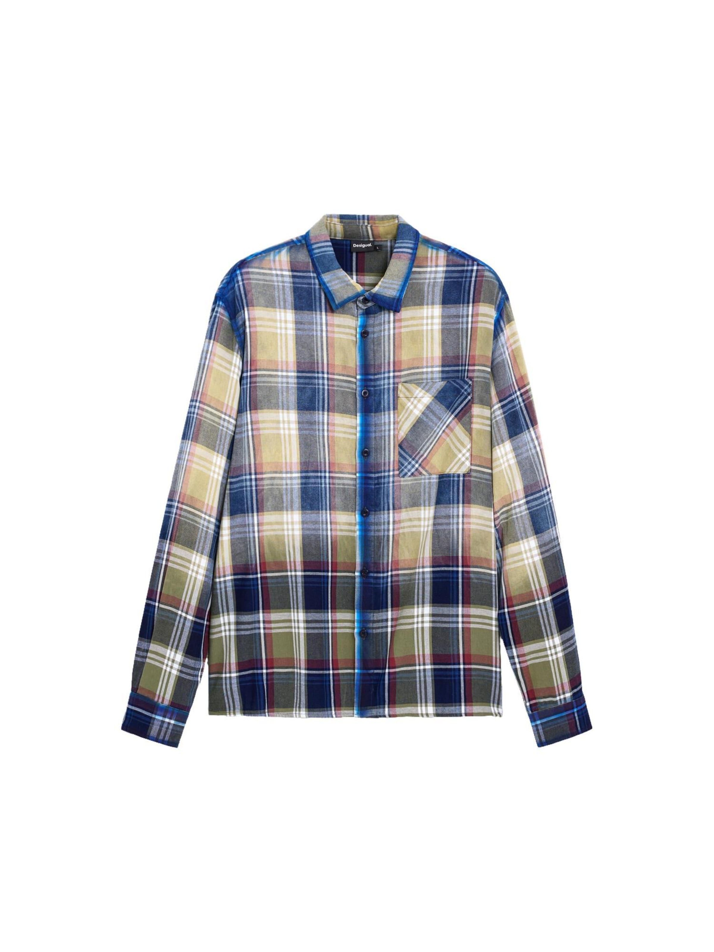 Regular fit Camicia di Desigual in verde: frontale