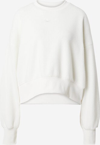 Nike Sportswear Sweatshirt in White: front