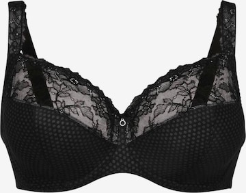 ROSA FAIA Minimizer BH 'Eloise' in Schwarz: Vorderseite