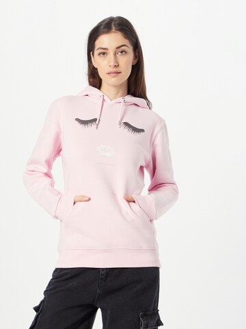 EINSTEIN & NEWTON Sweatshirt in Roze: voorkant