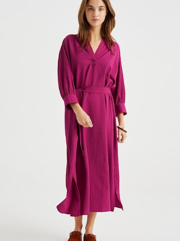 Robe WE Fashion en violet : devant