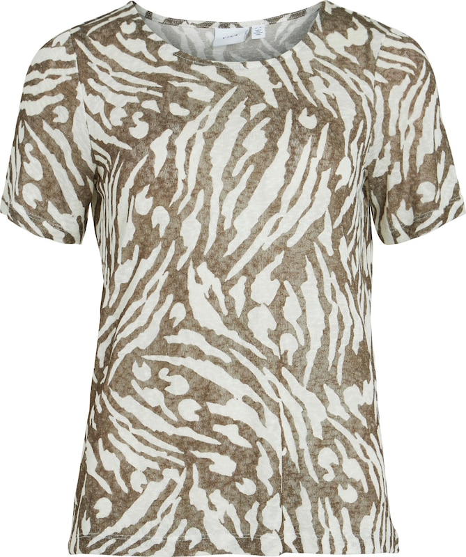 VILA T-Shirt 'SANJAY' in Sepia