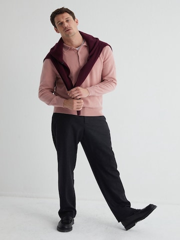SILK & CASHMERE Knit cardigan in Pink
