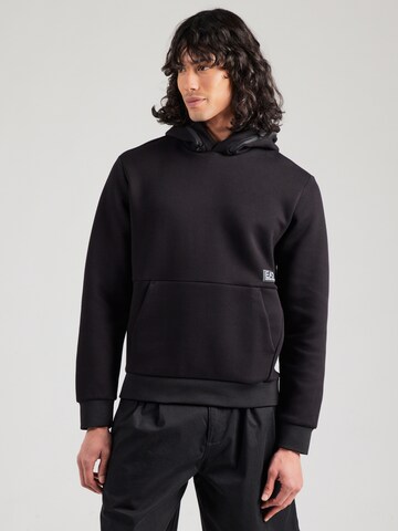 EA7 Emporio Armani Mikina – černá: přední strana