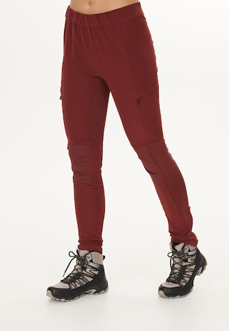 Whistler Slimfit Sportbroek 'Davina' in Rood: voorkant