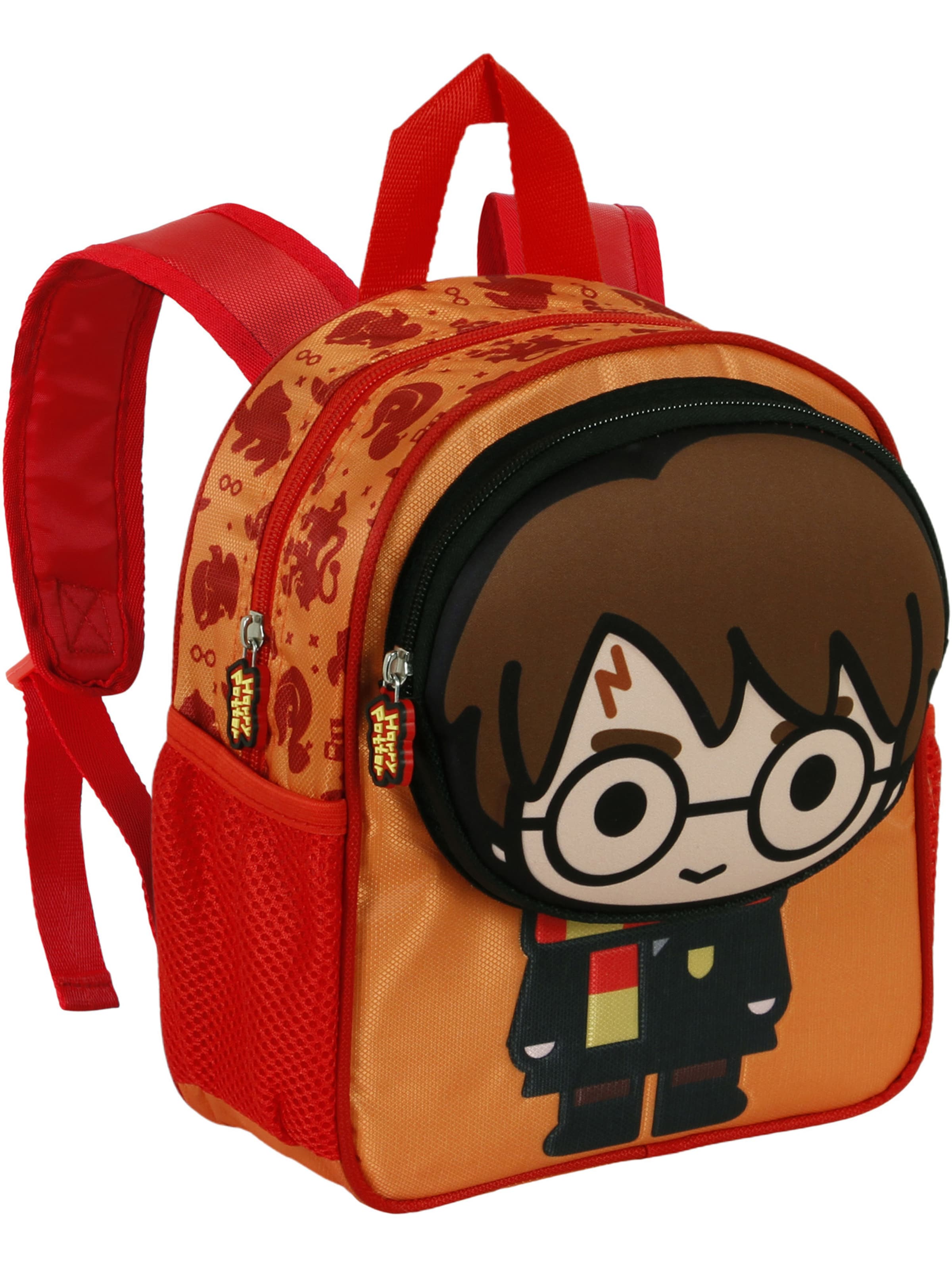 Warner Bros. Backpack 'Harry Potter Bobblehead-Pocket' in Orange