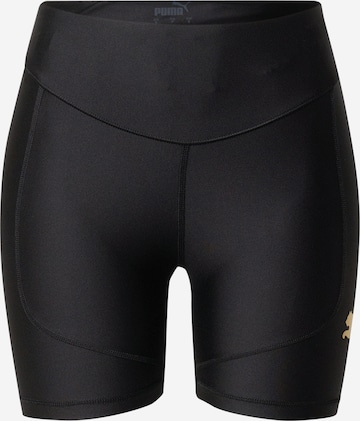 Skinny Pantalon de sport 'Eversculpt 5' PUMA en noir : devant