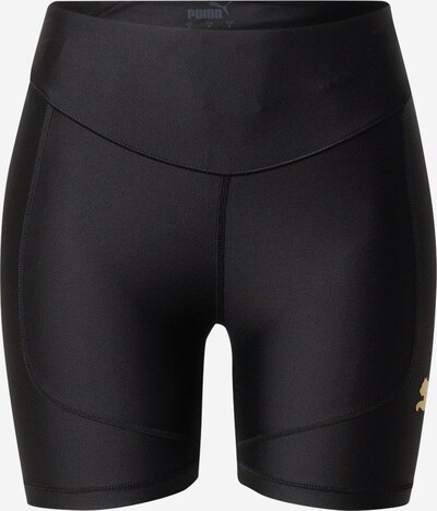PUMA Pantalon de sport 'Eversculpt 5' en or / noir, Vue avec produit