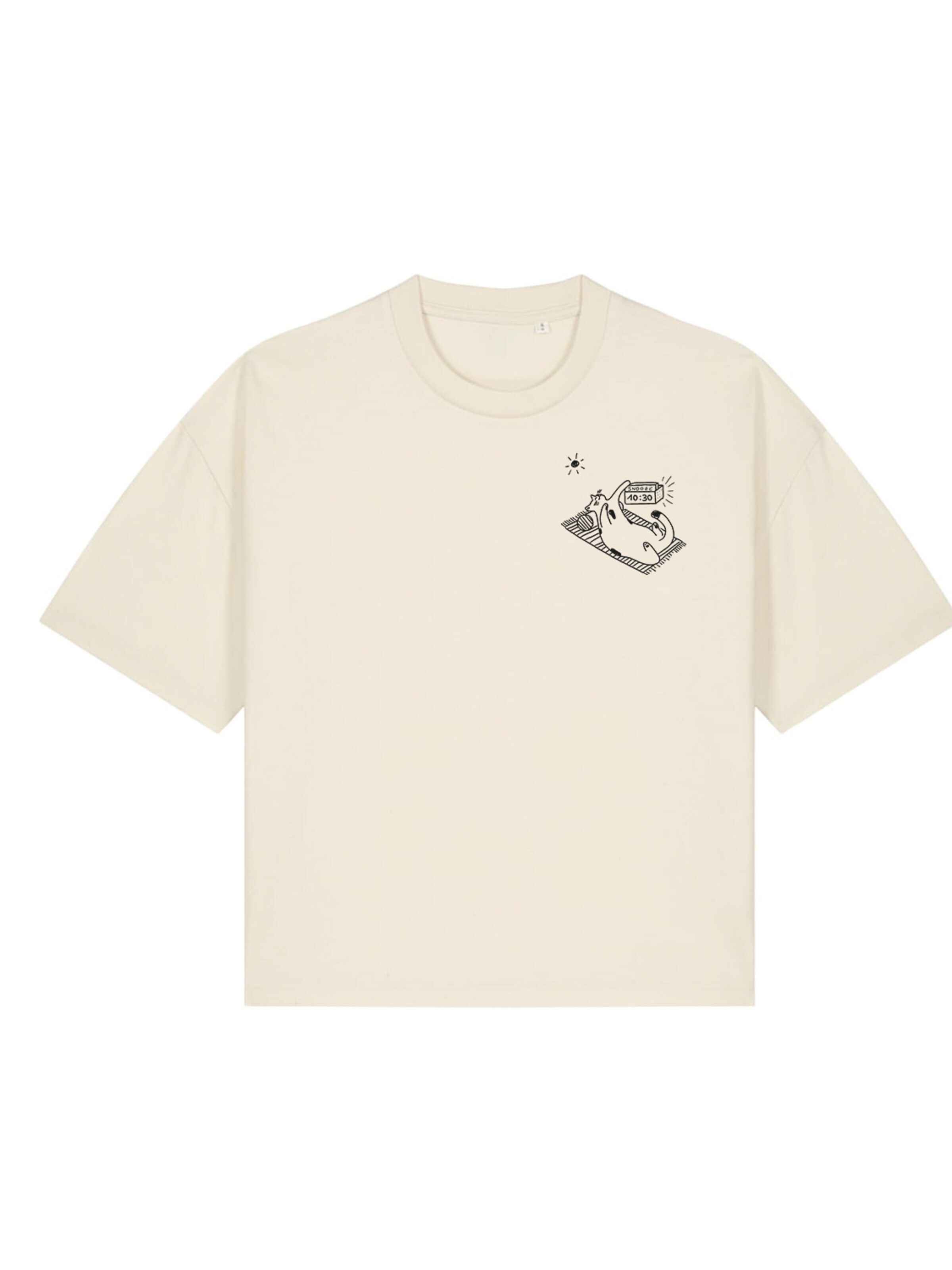 Kultgut Shirt 'Snooze' in XS in Cream, Item view
