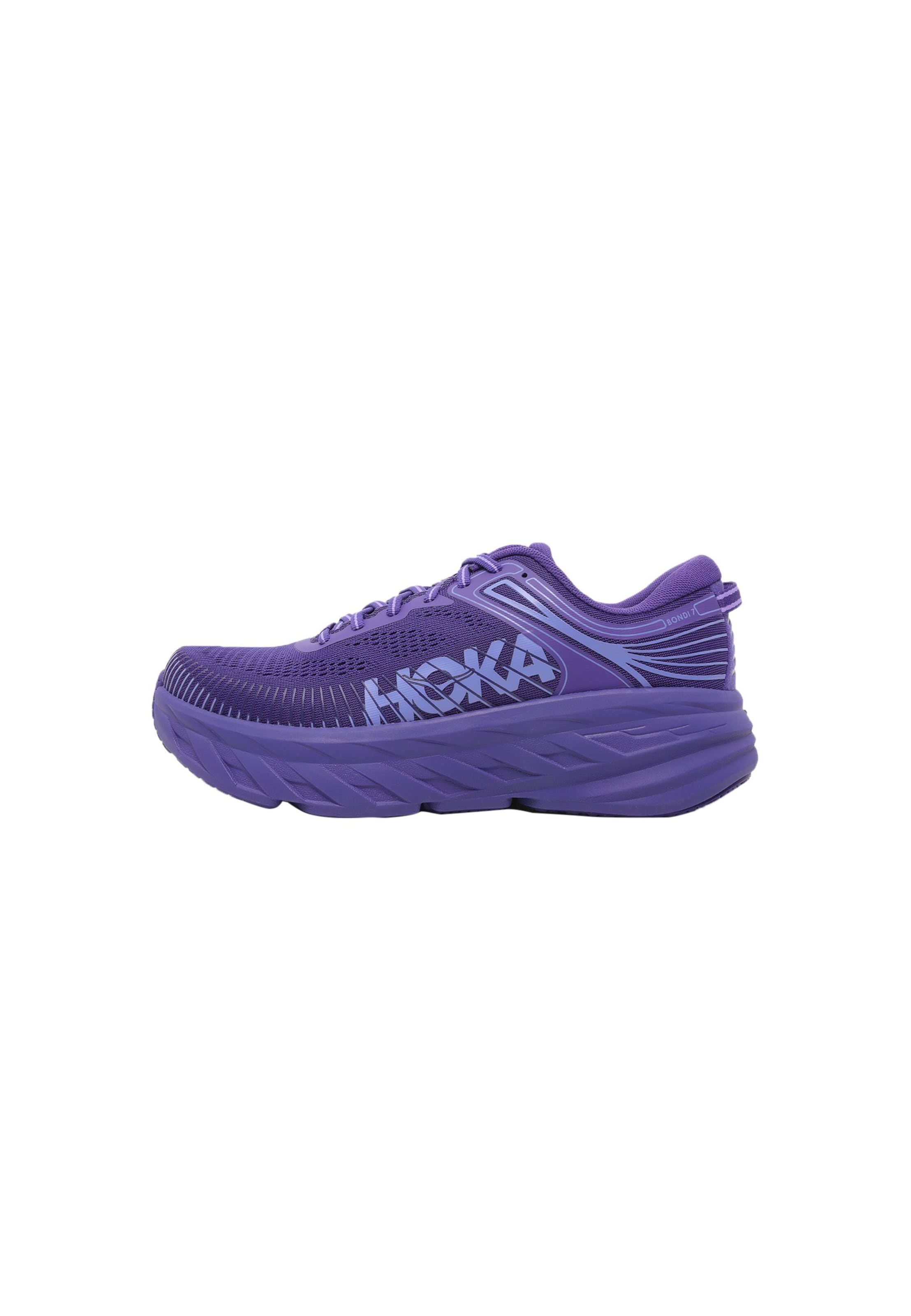 HOKA - Sapatilha de corrida 'BONDI 7' em roxo: frente