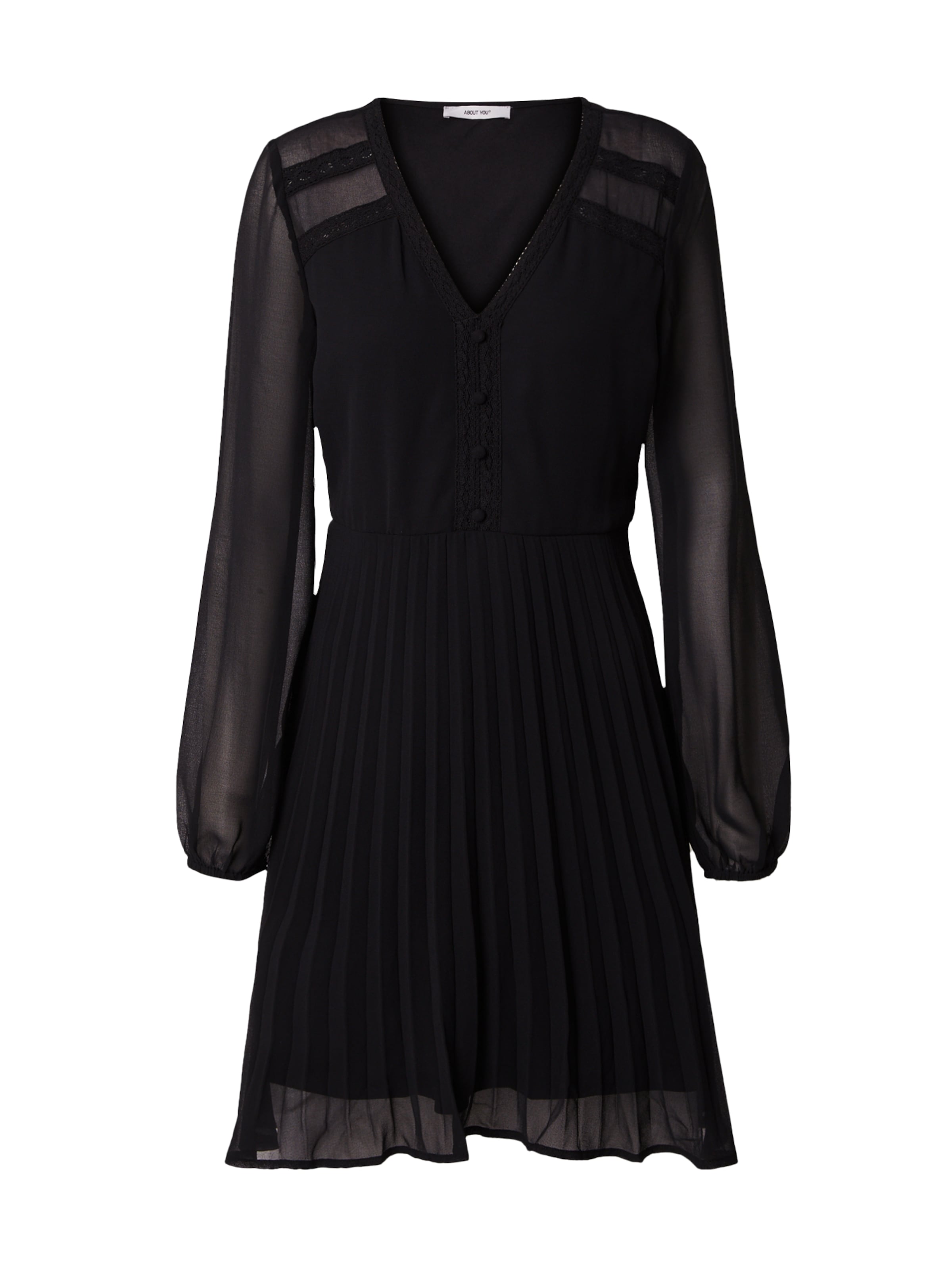 Abito 'Perla' di ABOUT YOU in nero: frontale