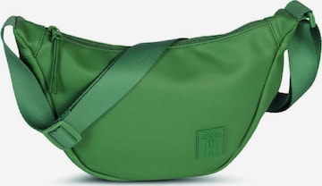 Derbe Gürteltasche 'Moonbag' in Grün: Vorderseite