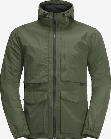 Veste outdoor JACK WOLFSKIN en vert : devant