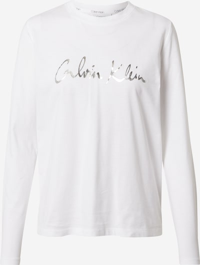 Calvin Klein Majica | srebrna / bela barva, Prikaz izdelka