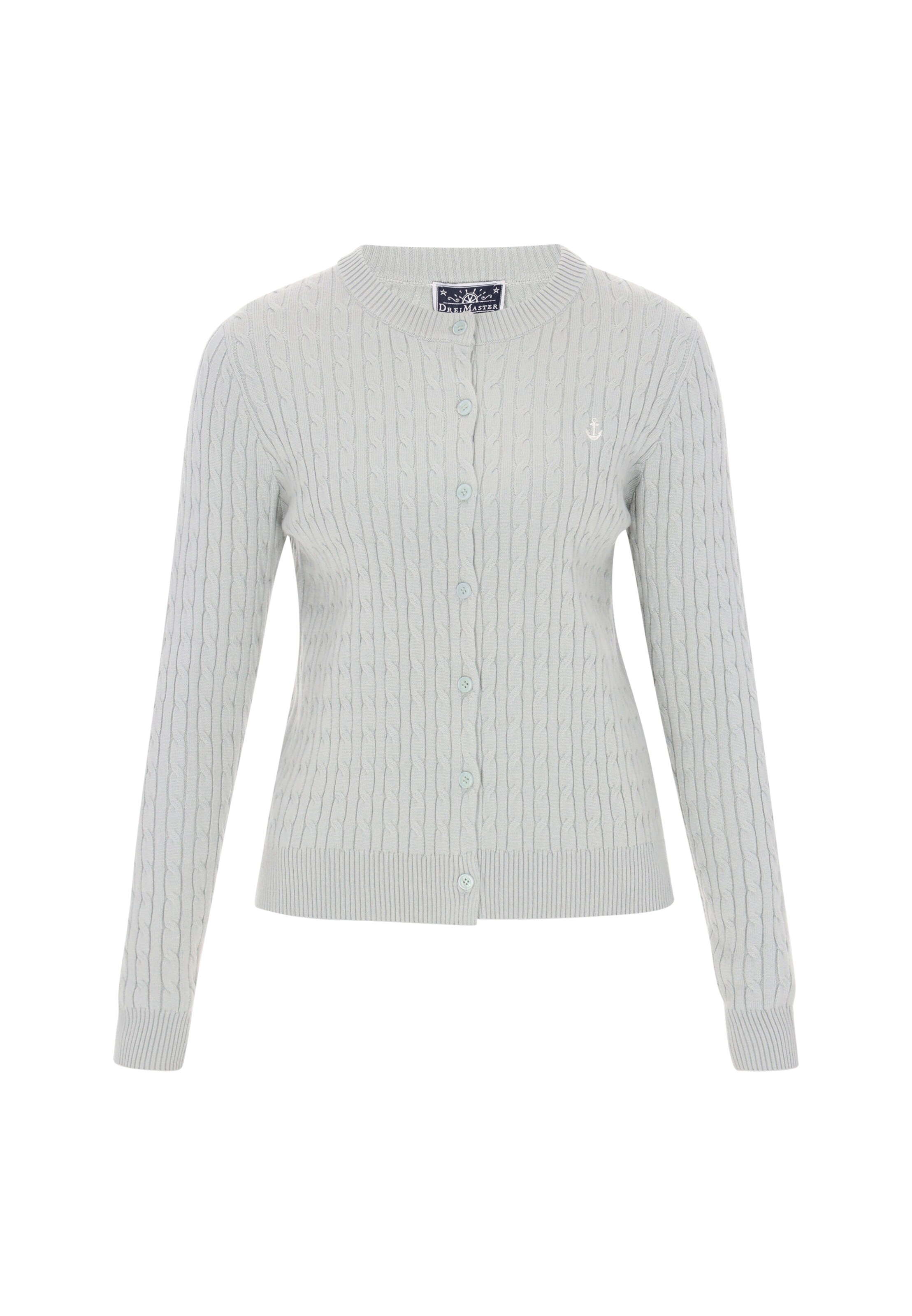 DreiMaster Maritim - Casaco de malha em verde: frente