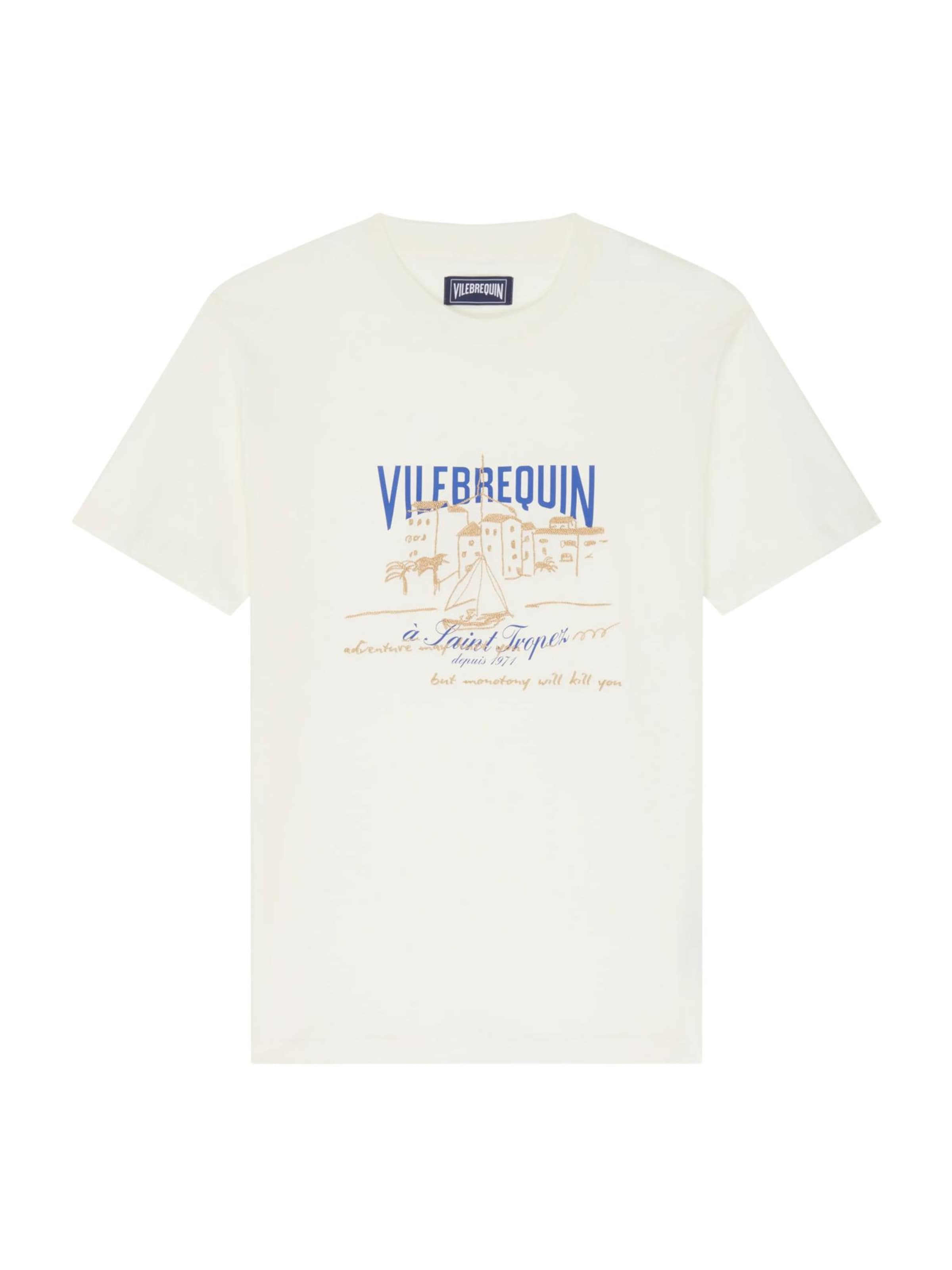 Vilebrequin - Camiseta en blanco: frente