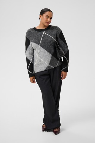 Pull-over 'Kit' KAFFE CURVE en gris
