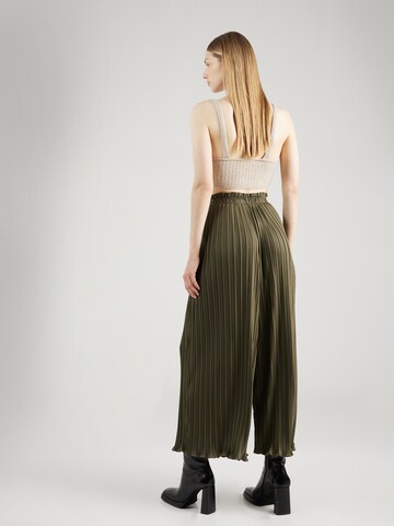 ABOUT YOU Loose fit Trousers 'Letizia' in Green