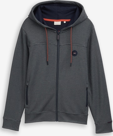 TOM TAILOR Sweatjacke in Blau: Vorderseite
