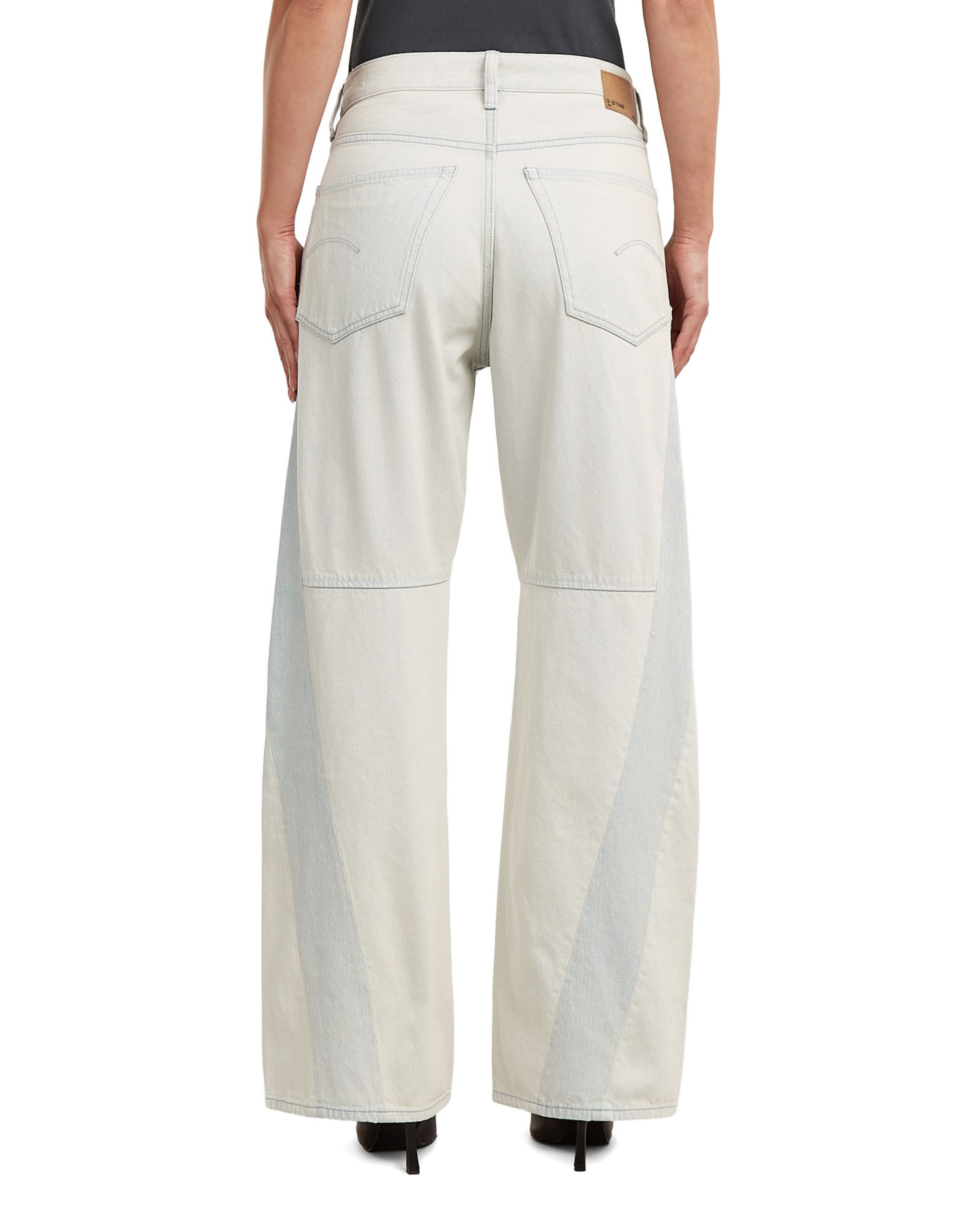 G-STAR Loosefit Jeans 'Contor Two-Tone Wide Jeans' in Blauw