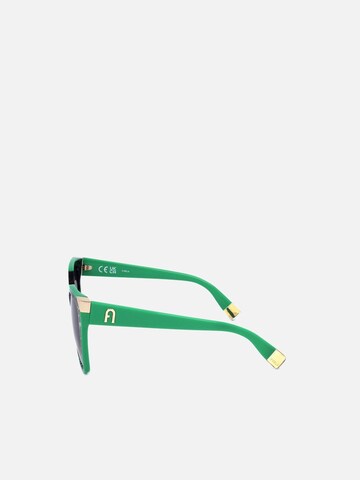 Occhiali da sole 'Furla SFU686V Brown grey havana 54/18/140 Women Sunglasses' di FURLA in nero