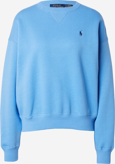 Polo Ralph Lauren Sweat-shirt 'BUBBLE' en azur / bleu foncé, Vue avec produit