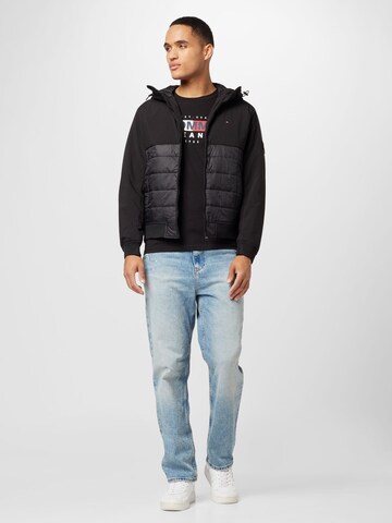 TOMMY HILFIGER - Chaqueta de entretiempo en negro