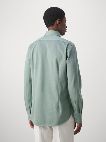 Michael Kors Slim fit Srajca | zelena barva: zadnja stran