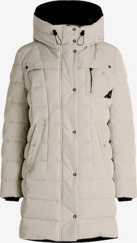 Veste d’hiver Amber & June en beige : devant