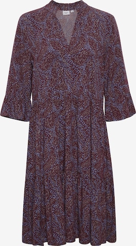 SAINT TROPEZ Košilové šaty 'Eda' – fialová: přední strana