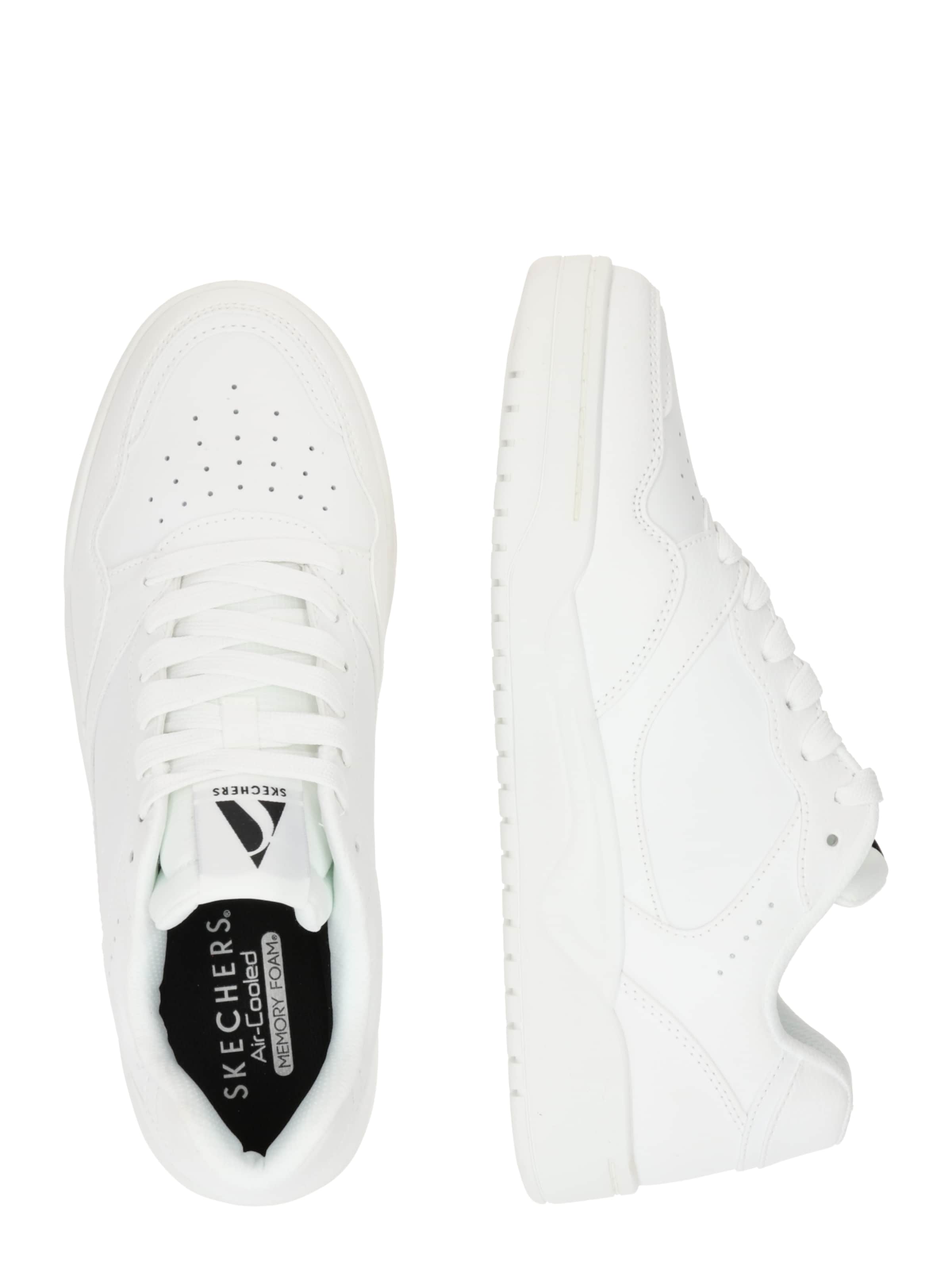 Sneaker bassa 'Duraleather ' di SKECHERS in bianco
