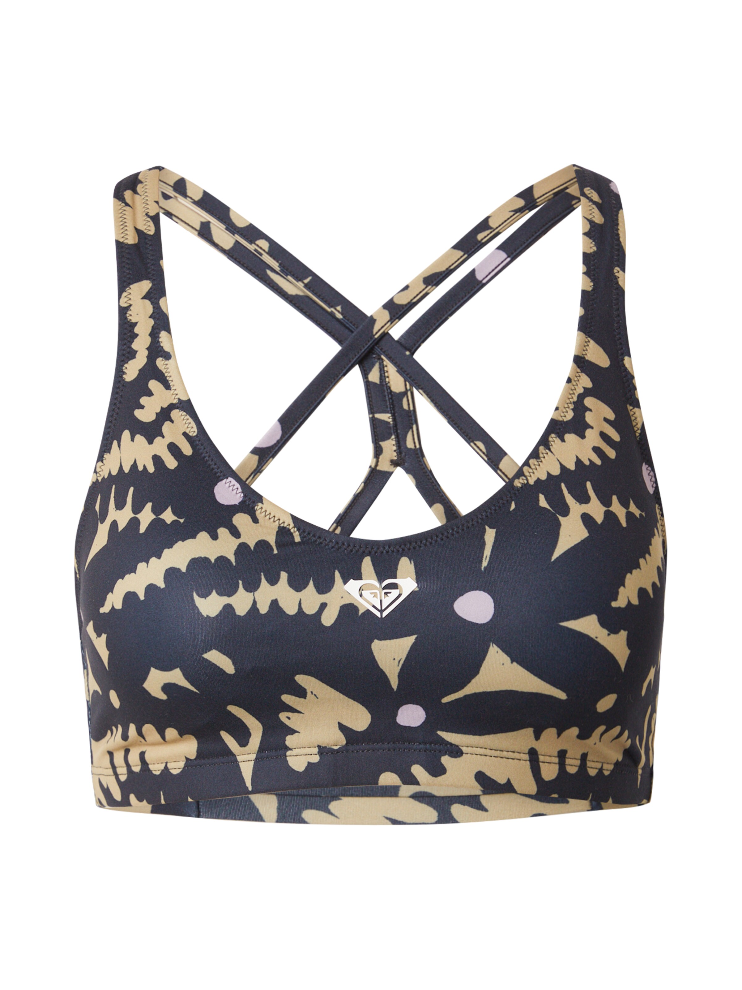 ROXY Sport-BH 'HEART INTO' in Schwarz: Vorderseite