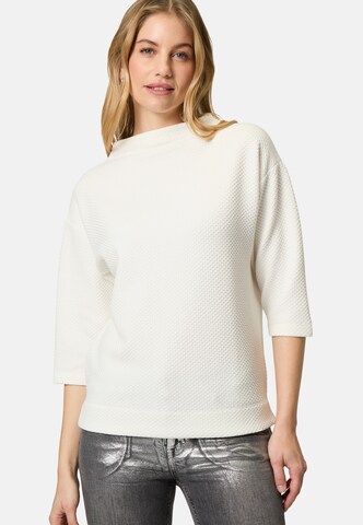 Sweat-shirt zero en blanc : devant
