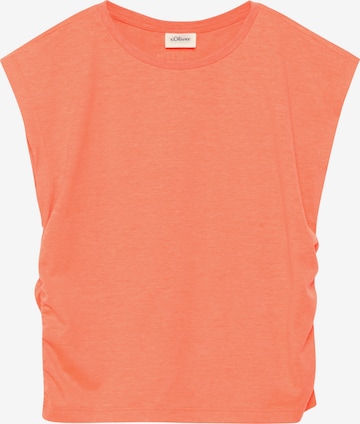 T-Shirt s.Oliver en orange : devant