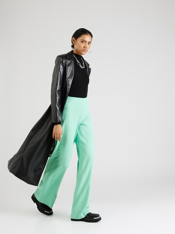 DRYKORN Wide leg Pleated Pants 'Before' in Green