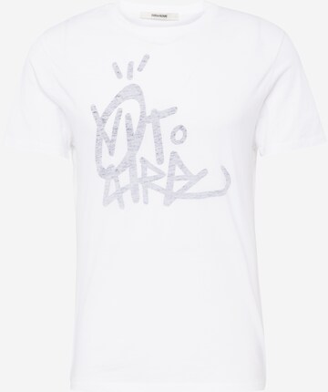 Zadig & Voltaire T-shirt 'TOMMY' i vit: framsida