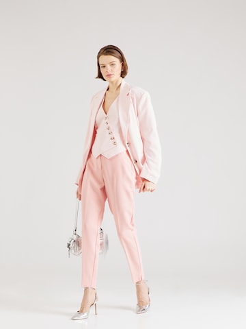 regular Pantaloni con piega frontale di COMMA in rosa