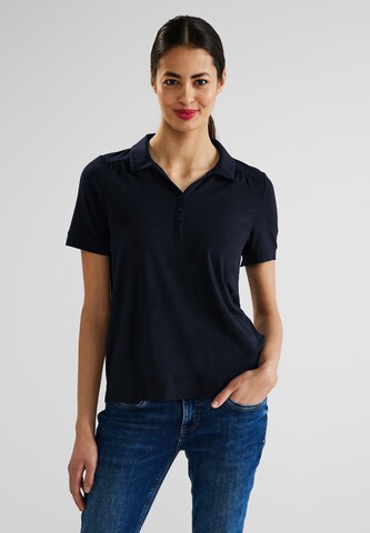 STREET ONE Shirt in Blauw: voorkant