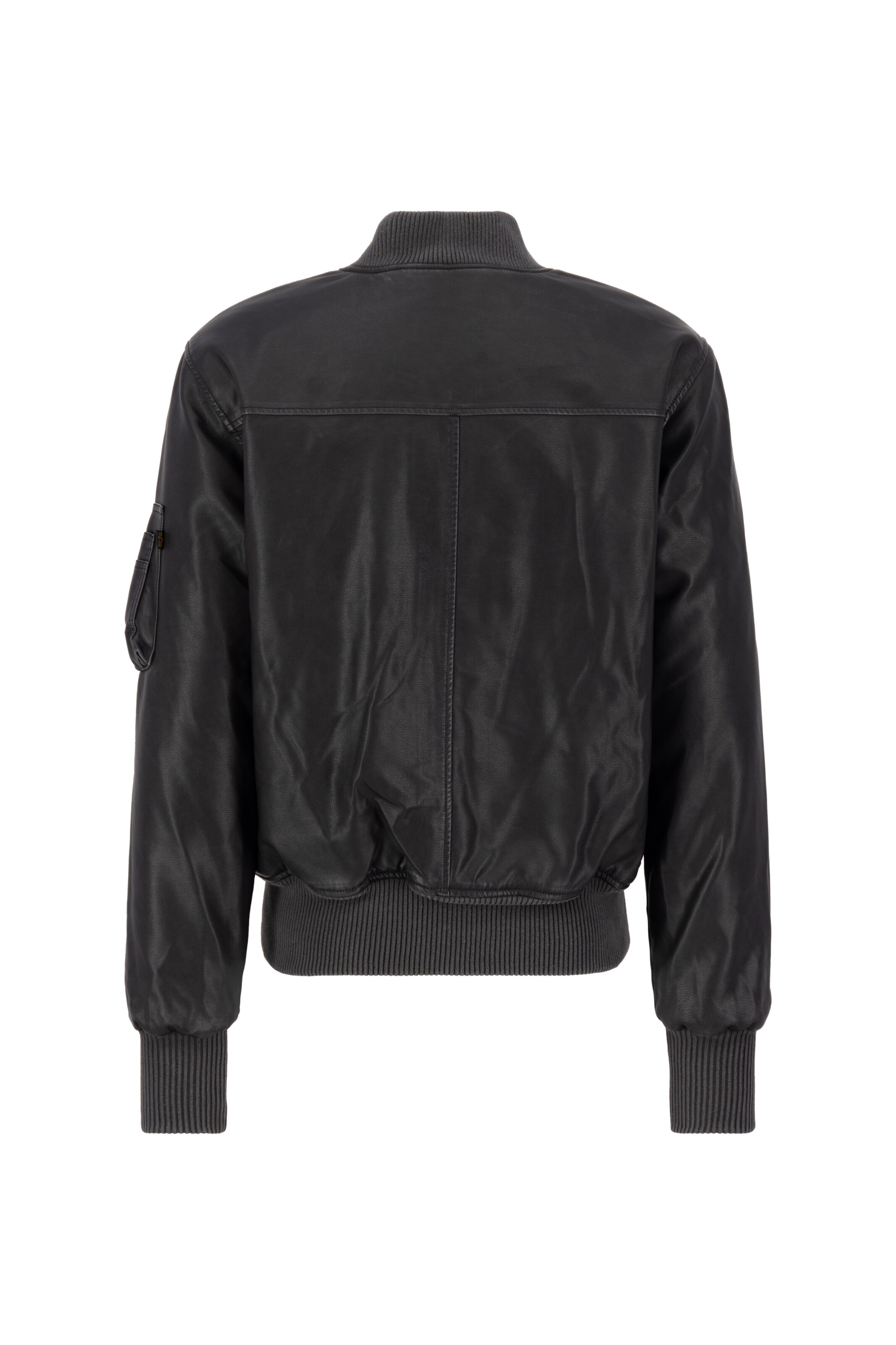 ALPHA INDUSTRIES Jacke ' MA-1 FL ' in Schwarz
