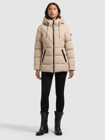 khujo Winter Jacket 'Rabb2' in Beige
