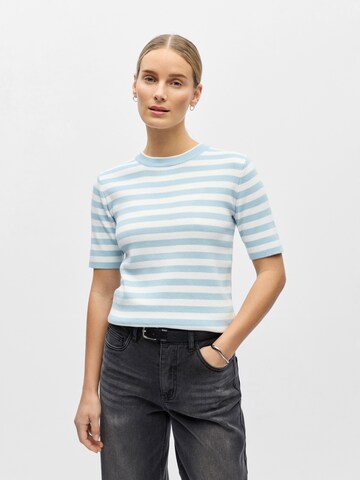 Pull-over 'OBJESTER' OBJECT en bleu : devant