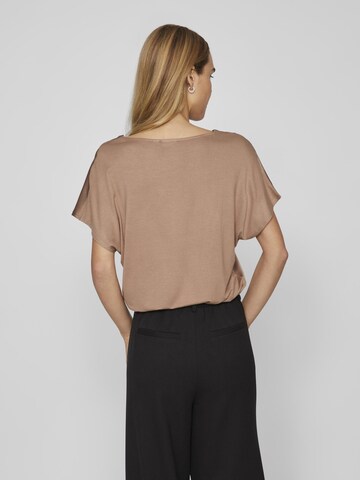 VILA Blouse 'VIEllette' in Bruin