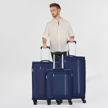 Set di valigie di American Tourister in blu: frontale