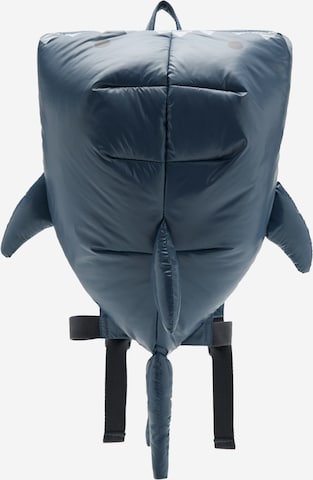 MANGO KIDS Reppu 'Shark' värissä sininen: etupuoli