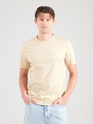 Maglietta 'Dero222' di HUGO in beige: frontale